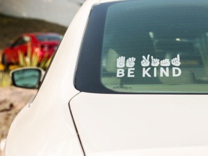 Be Kind Car Decal